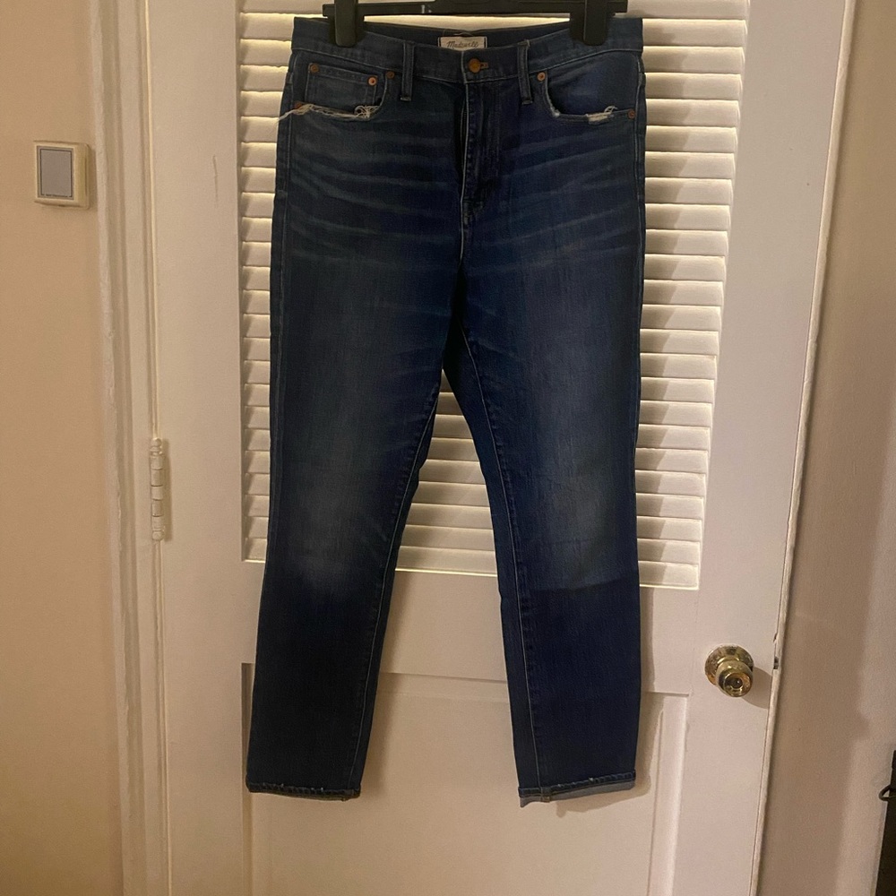Madewell High Rise Slimboy Jeans
